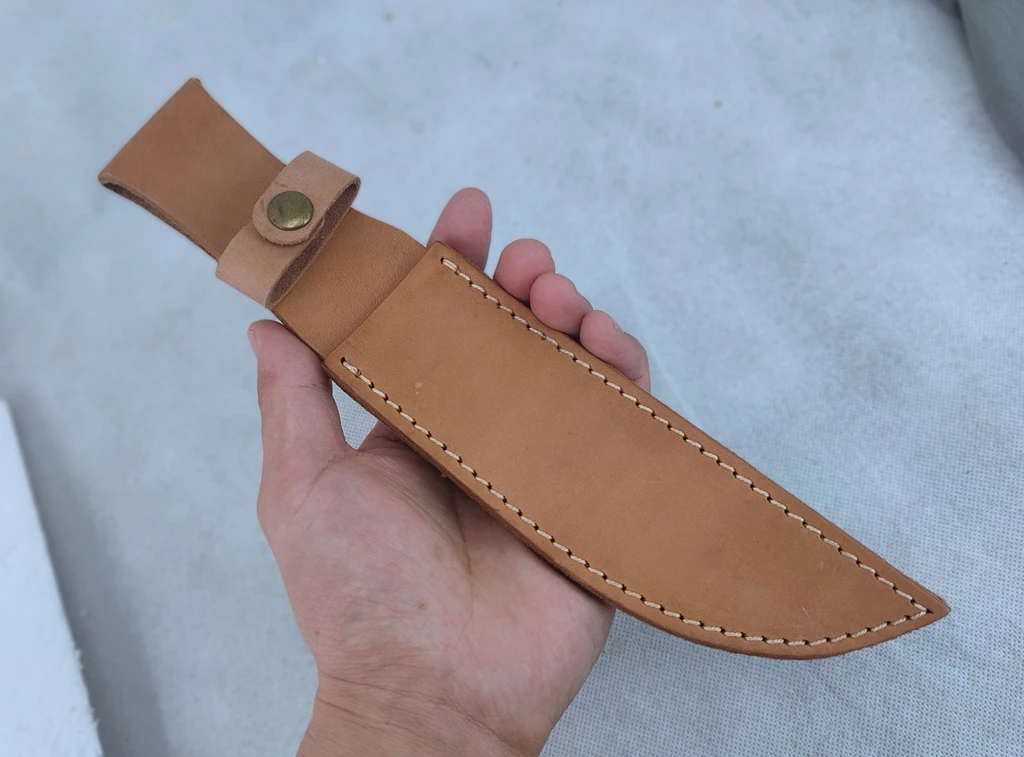tomwang2012.MILITARY WW2 US NAVY PARRIS SHEATH KNIFE KNIFE BROWN LEATHER SCABBARD COVER