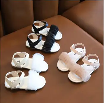 

2020 New Summer Style Girls Sandals Children Toddler Kids Girls Beach Sandals Cute Bow Girls Princess Shoes 1-8 Years Sneakers
