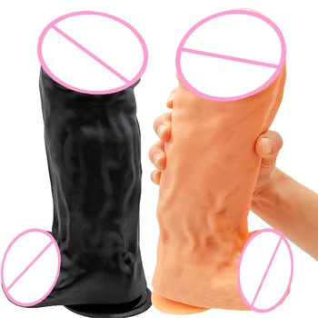 Big Head Monster Dildo XXL Giant Horse Penis Huge Thick Cock Massive Large Dick Anal Fisting Butt Plug Toy for Gay Men Sex Shop 5