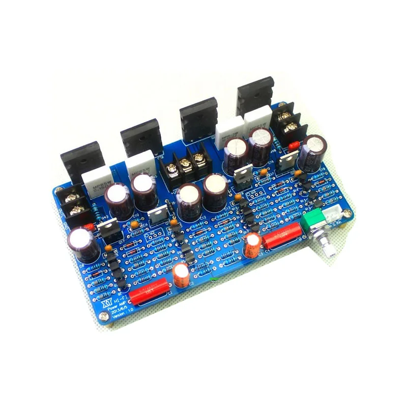 

KYYSLB 100W*2 HIFI High-power Fever Amplifier Board DIY To Tube 2SC5200 2SA1943 Power Amplificador Board