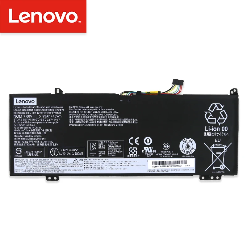 Оригинальный аккумулятор для ноутбука Lenovo xiaoxin air 14IWL IKBR 15IKBR 14ARR 15ARR ideapad 530S-14IKB