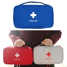 Пустая большая аптечка первой помощи, медицинская коробка для экстренной помощи, переносная дорожная сумка для выживания на природе, медицинская сумка, большая емкость для дома
