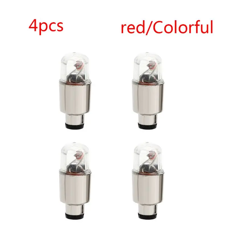 

4x Car Auto SUV Wheel Tire Tyre LED Light Caps Cover Decotation Colorful LED Light Cars Accessories