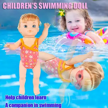 

Baby Bath toy Water Fun Swimming Pool For Waterproof Electric Doll Best Gift Toy For Children Toy Dropshipping