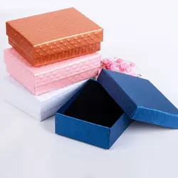 High Grade Earrings Necklace Bracelet Storage Special Packing Box High Quality Pineapple Pattern 7 * 9 Jewelry Gift Box