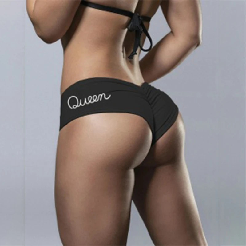 shorts Sexy Queen Letter Shorts Women Sport Wear Fitness Short Pants Skinny Female Push Up Gym Clothing Camouflage Elastic Breathable swimming shorts Shorts