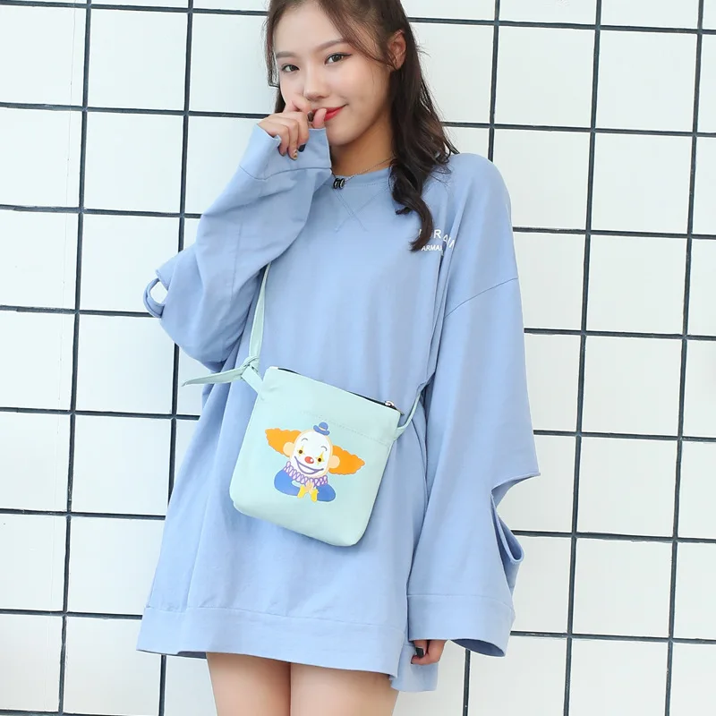 Origional Fashion Women’s Canvas Handbag Bag Shoulder Phone Bag Small Cloth Bag Students Mini Small Cloth Bag