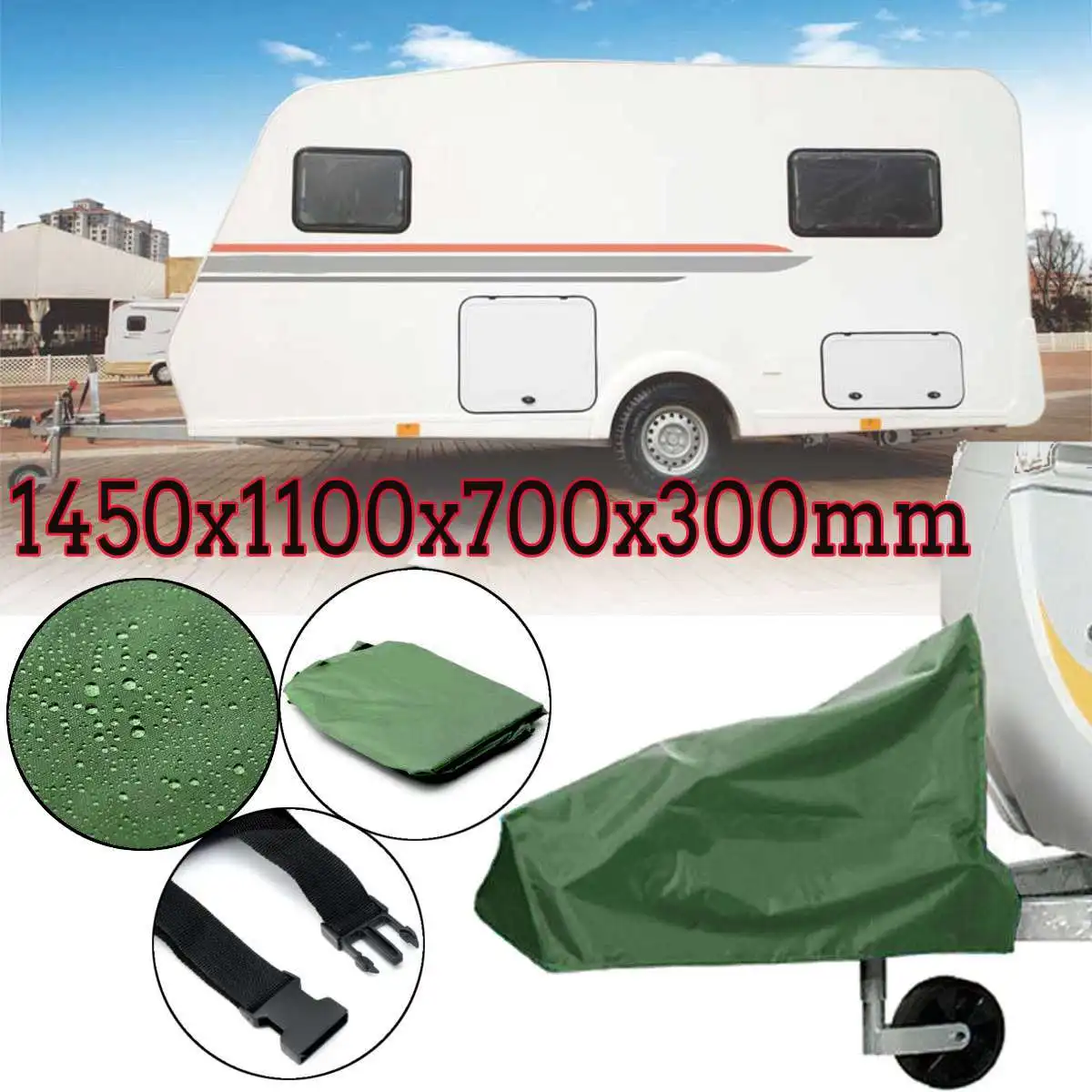 Universal à Prova Capa de Reboque Dustproof para rv Ddustágua Reboque Caravana Engate Bola Acoplamento Bloqueio Cobre Motorhome