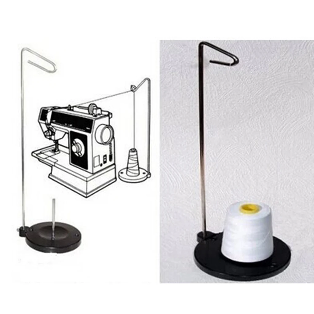 Universal Single Cone and Spool Thread Stand for Sewing and Embroidery Machines, Adjustable, 1Pcs