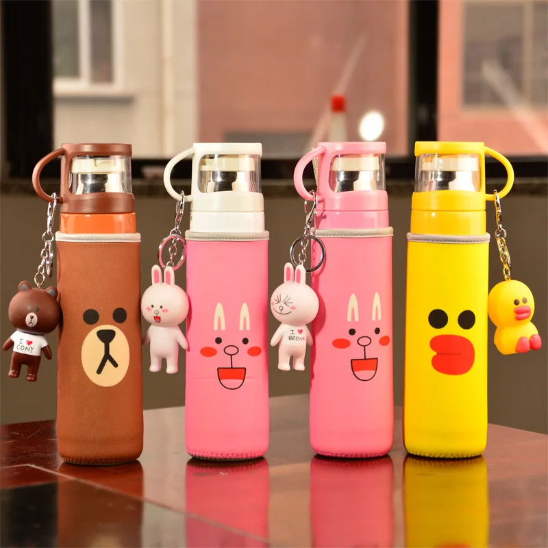 

Children Cute Trend Korean-style Insulated Cup Men And Women Creative Kindergarten Water Cup Couples Young STUDENT'S Portable Te