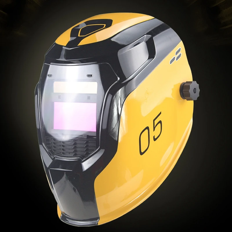

Hot Sale Solar Auto Darkening Adjustable Range Mig Mma Electric Welding Mask/Helmet/Welding Lens for Welding Machine