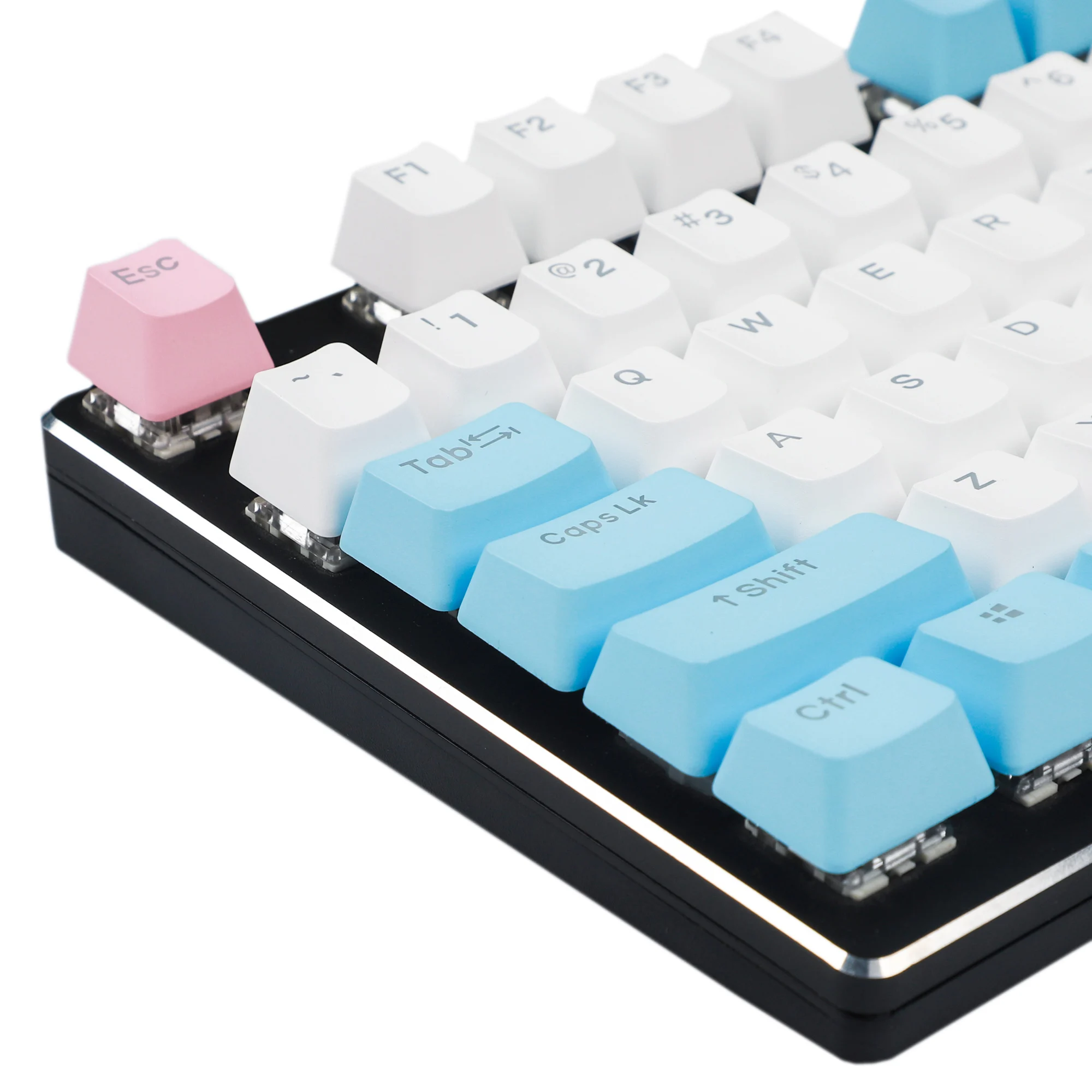 YMDK-Double Shot Botânico Leite Capa Backlit Keycaps108,