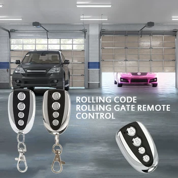 

Metal 433 Remote Control Lectric Gate Garage Door Remote Control Key Fob Controller For Gadgets Car Home Garage Door Hot Sale