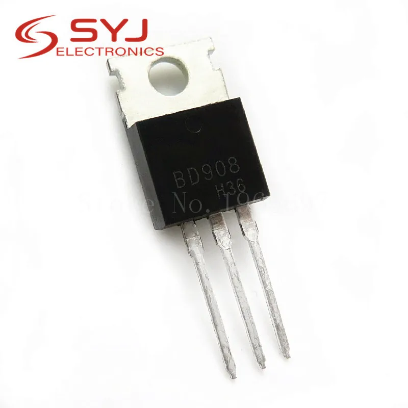 5 шт./лот BD908 15A 45V TO 220 новая Оригинальная фотография|transistor darlington| |