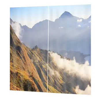 

Top Blackout Curtain Panel Window Screening Window Drapes 170*200cm FJ23 Elegant Room Decorative Curtains