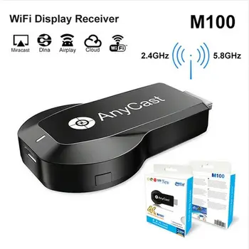 

2019 New TV Stick Anycast M100 2.4G 4K HDMI Miracast DLNA Airplay WiFi Display Receiver Dongle Support Windows Andriod IOS