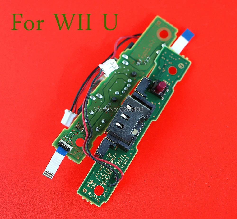 Cargador de energía Original usado para WIIU, Conector de carga, puerto