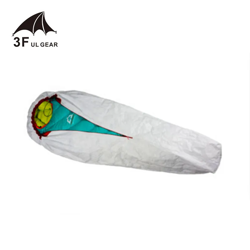 3F UL Gear-saco de dormir para acampar, saco de dormir profesional para exteriores, cubierta impermeable, forro Bivy, protección, nuevo