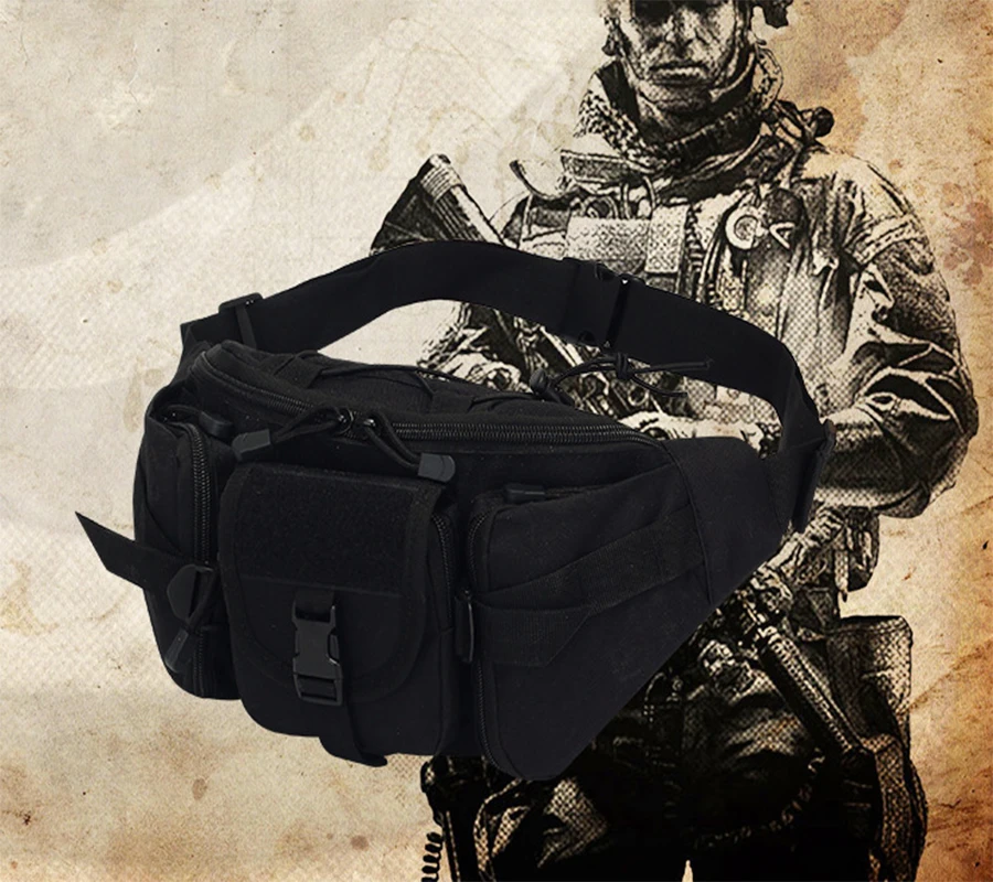 Новые набедренные рюкзаки, наружная водонепроницаемая сумка, тактическая поясная сумка, система Molle, сумка на пояс, спортивная сумка, военная техника, Мужская поясная сумка