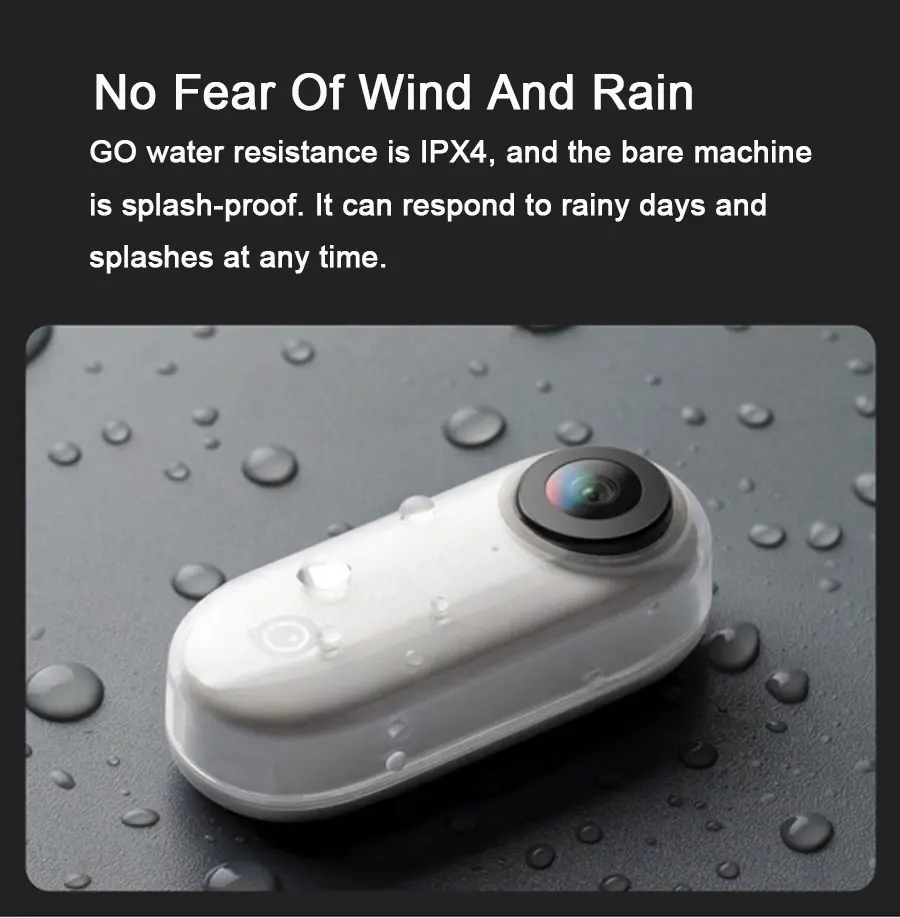 Youpin insta360 go polegar câmera anti-shake instalar