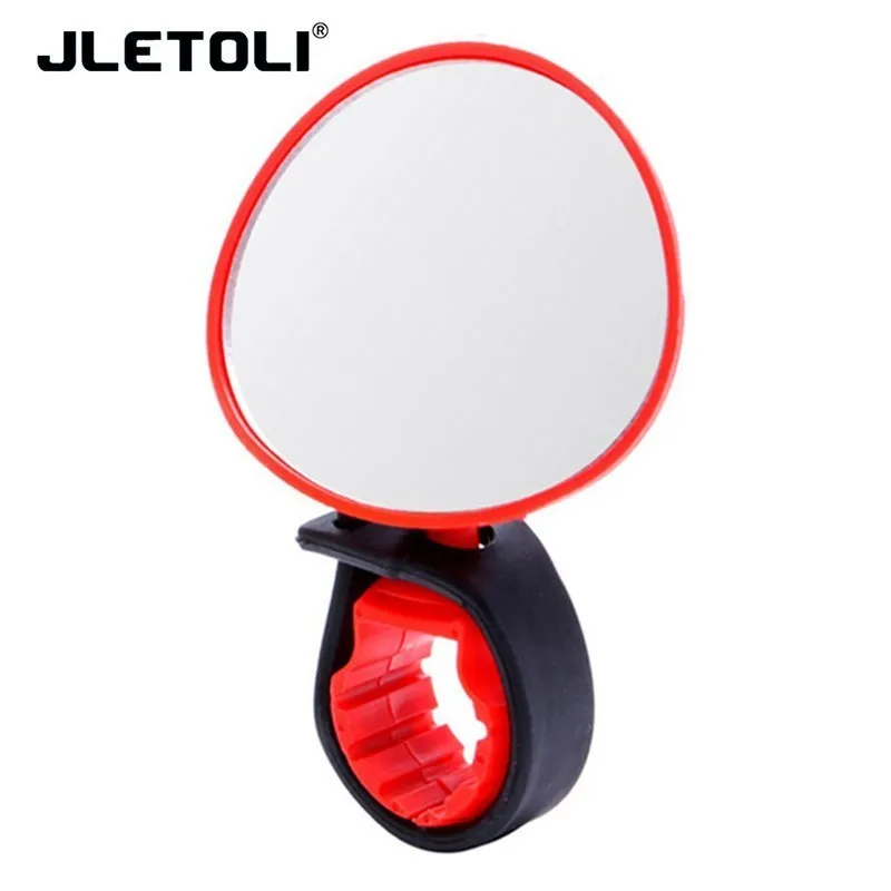 red JLETOLI универсальное регулируемое поворотное на 360 градусов Велосипедное Зеркало Заднего Вида Велосипедное безопасное зеркало заднего вида для велосипеда аксессуары - Цвет: red