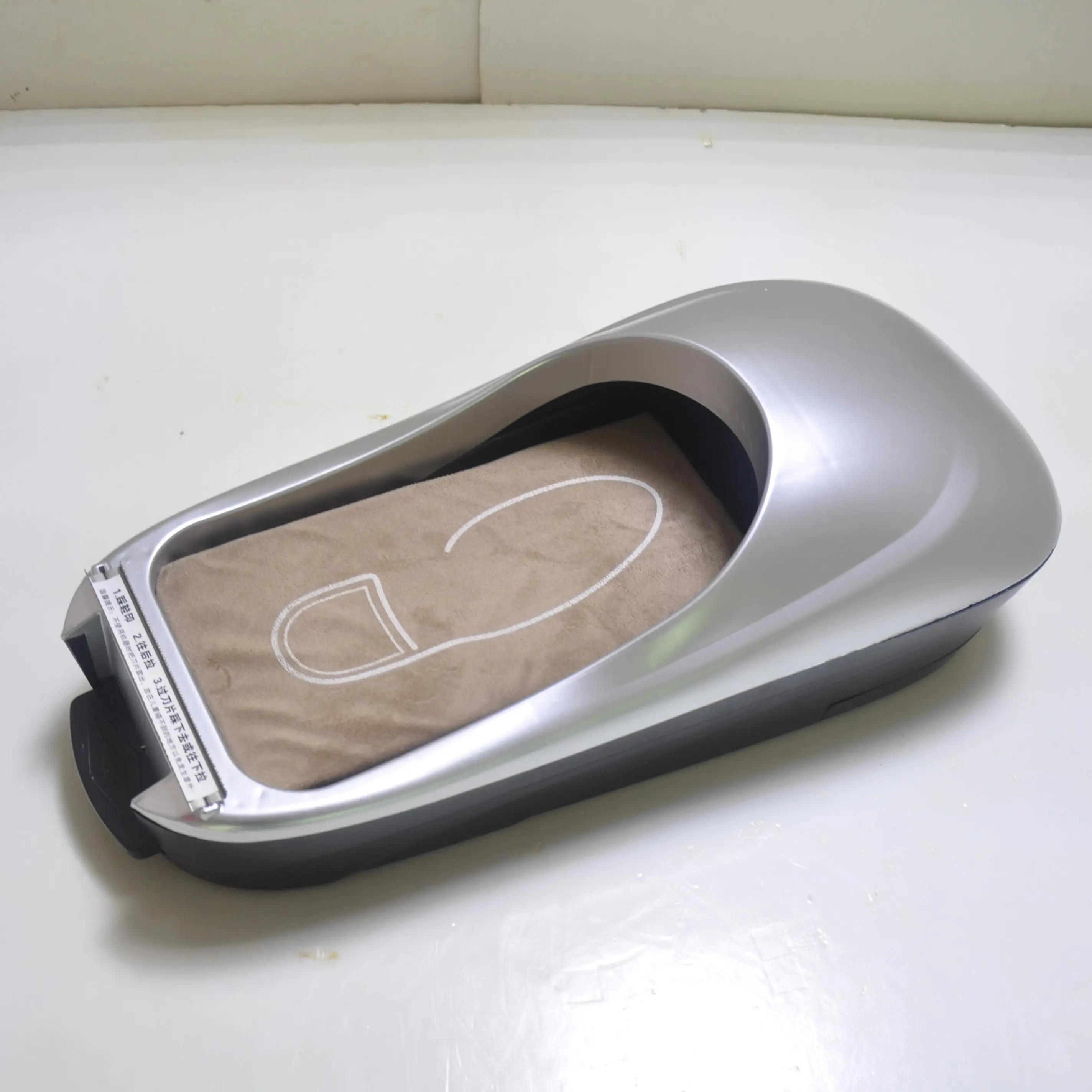 Membrane Automatic Shoe Cover Machine Film Dispenser Sole Home Hotel Office Time Labor Saving
