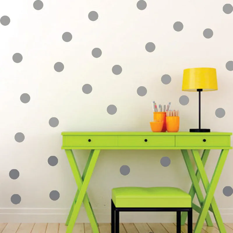 Tofok Round Dots Wall Sticker Kids Room Bedroom Art Mural Decals TV Sofa Backdrop Poster Nursery Office Home Decor Wallpaper New