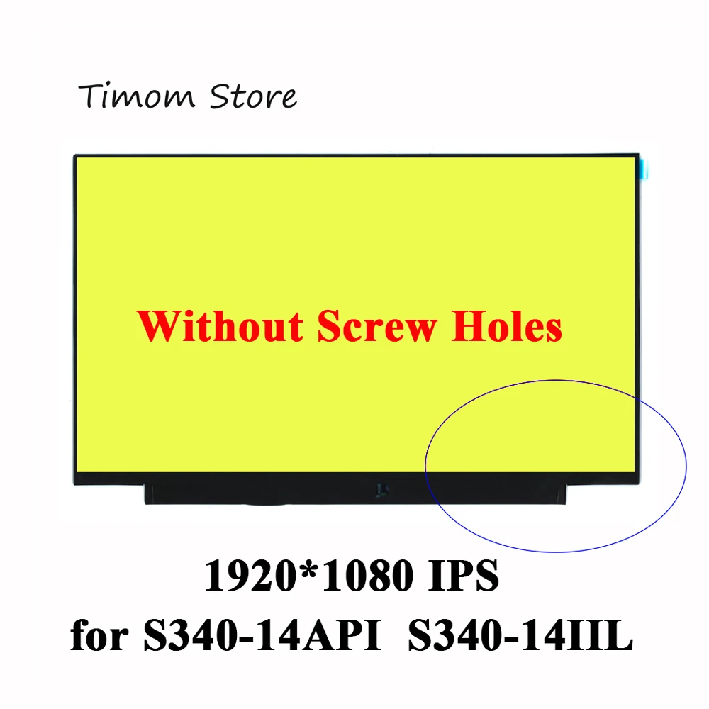 Per Ideapad S340-14Api 81Nb S340-14Iil 81Wj 81Vv S340-14 Lenovo 14.0 Lcd Monitor Del Computer Portatile 1366*768 1920*1080 Ips Full Hd Edp 30Pin