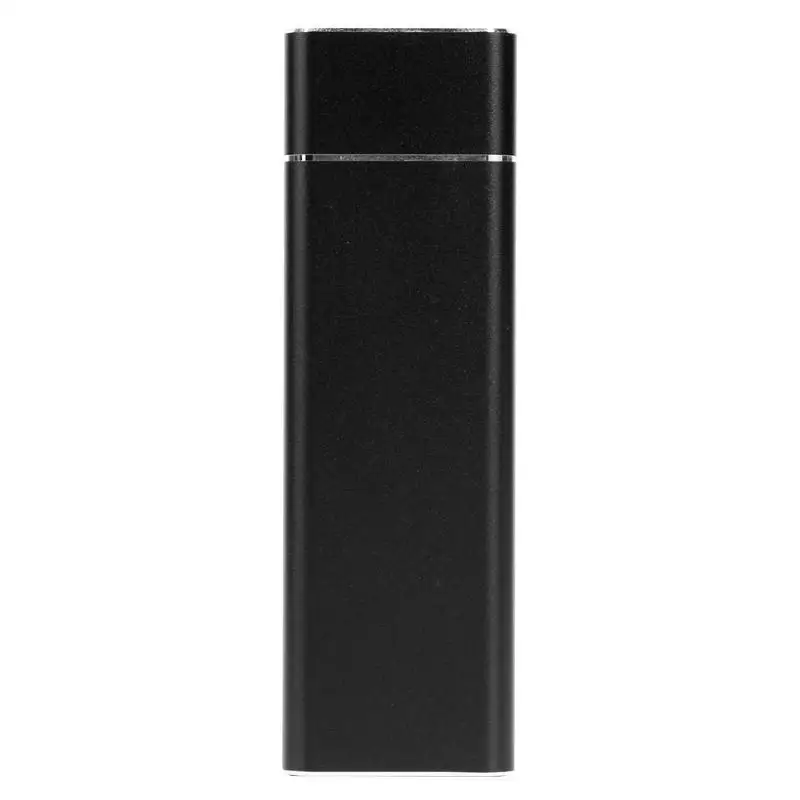 black B Type-C3.1 к NGFF M.2 SSD корпус жесткого диска внешний корпус жесткого диска алюминиевый сплав поверхностная пескоструйная обработка окисления для ПК - Цвет: black B