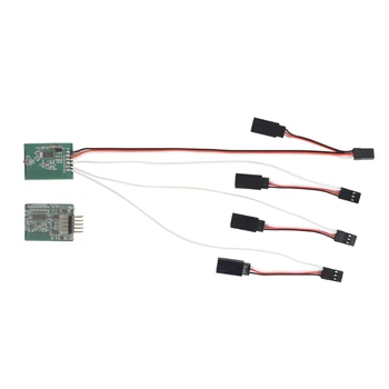 

4 Channel Wireless Signal Module Transmitter Receiver Module for Axial SCX10 TRX4 D90 1/10 RC Rock Crawler Model Car Accessories