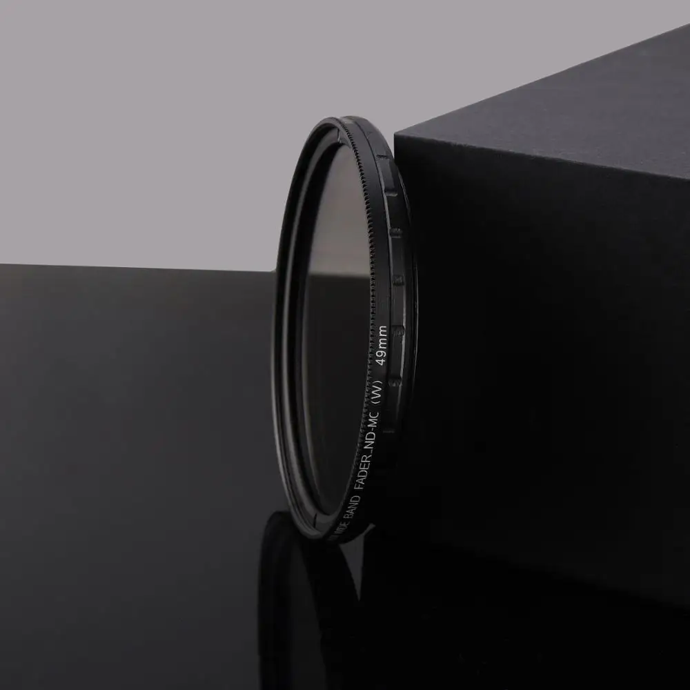 Сверхтонкий Fader FOTGA регулируемый фильтр ND для объектива DSLR ND2 ND4 ND8 ND400 49 52 55 58 62