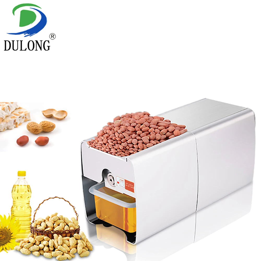 

Automatic Mini Oil Press Machine Home Use Oil Extractor Stainless Steel Multifunctional Oil Master for Peanut Sunflower Seeds