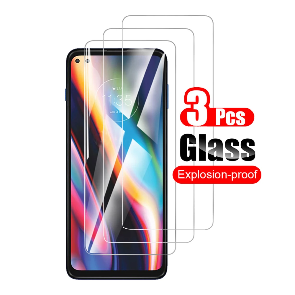 

3pcs Tempered Glass for Motorola Moto G 5G Plus MOTO G20 Screen Protector Protective Film for Moto G 5G G Stylus 5G Hard 9H