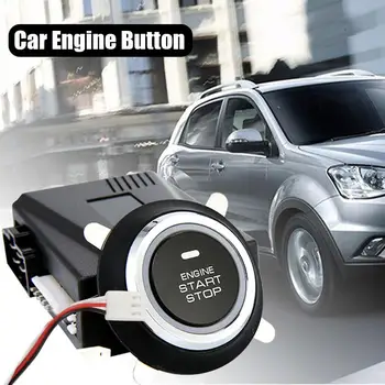 

Universal Auto Car Alarm Start Stop Button Engine Push Button RFID Lock Ignition Switch Keyless Entry Starter Antitheft System