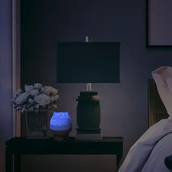 

Night Light LED Cute Pig Projector Night Light Children Nursery Bedroom Birthday Lamp USB Charging Sensor Control