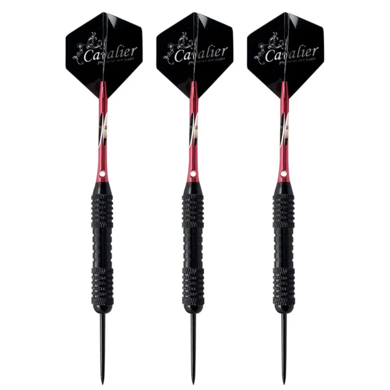 

One Set Darts Throwing Toy Set Professional Darts Steel-tip Dart Flights With Hard Case Aluminum Shaft Black Coated Metal Barrel