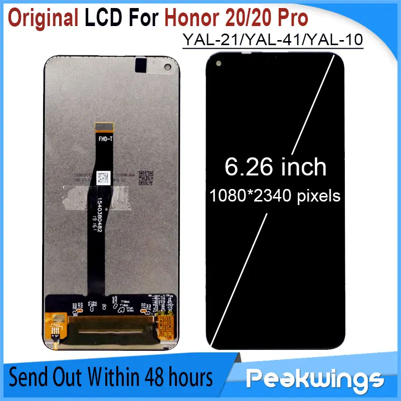 

Original LCD For Huawei Honor 20 Pro LCD Display Touch Screen Digitizer Assembly LCD Display For Honor 20 LCD Display