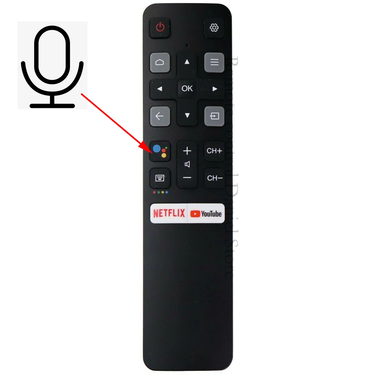 NEW Original Voice Remote Controll RC802V FNR1 For TCL with Netflix and YouTube RC802V 49P30FS 65P8S 55C715 49S6800 43S434