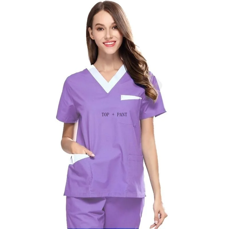 Женский комплект из топа с V образным вырезом и брюк эластичным