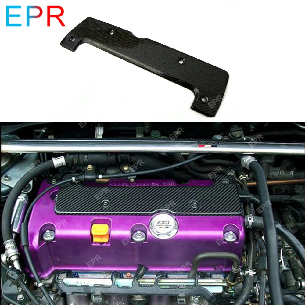 For Honda Ep3 Dc5 Carbon Fiber Spark Plug Cover Car Styling Parts Tuning For Integra Dc5 Carbon