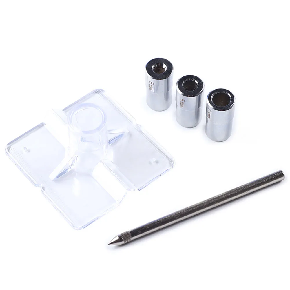 

6/8/10mm Pocket-hole Jig Drill Rod Woodworking Fixer Power Tool Guide Drilling Positioner Mini Locator Set Home Professional