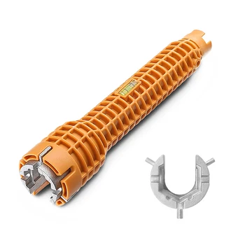 

Water Heater Spanner Wrench Tool Faucet Wrench Bathroom Faucet and Sink Installer Multifunction Pipe Tube Installer