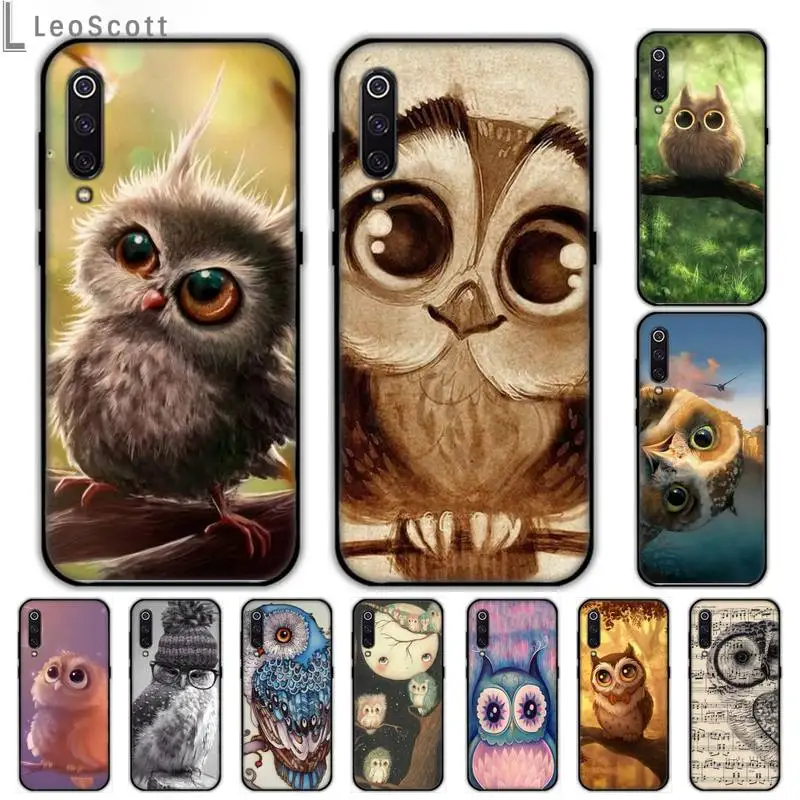 

Animal Cute Cartoon Owl Soft Phone Cover For Samsung S6 S7 edge S8 S9 S10 e plus A10 A50 A70 note8 J7 2017