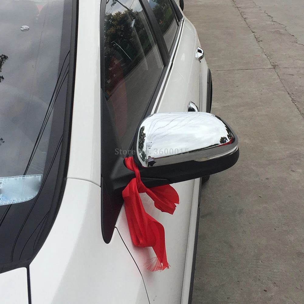 Накладка на боковое зеркало заднего вида для Kia Rio 4 2018 2019|Хромирование| |