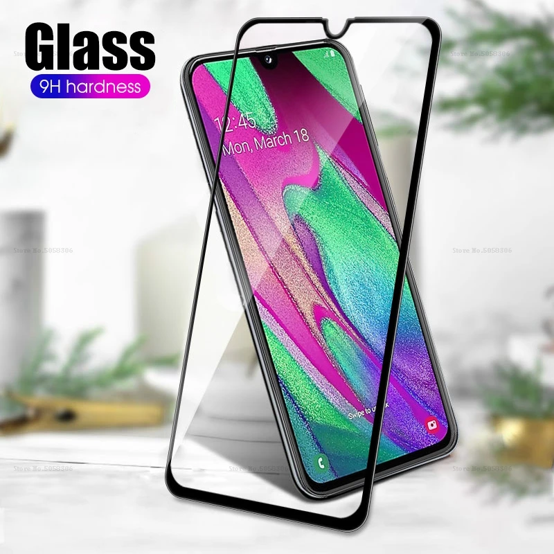 Защитное стекло 9H закаленное для Samsung Galaxy A10 A20 A20E A30 A40 A50 A60 A70 A80 A90 M10 M30 M40
