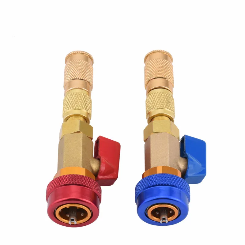 

Air Conditioning Valve Core R134a Quick Remover Low Pressure Refrigerant Freon Adapter Kit High Low Pressure Repair Tool