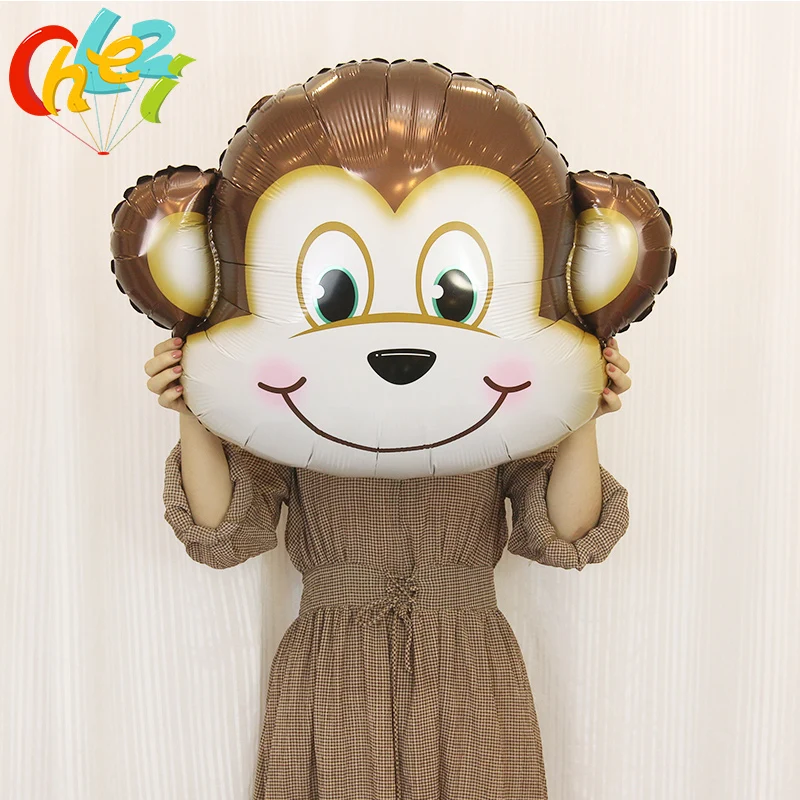 Ballon A Air Helium Pour Anniversaire 1 Piece Tigre Lion Singe Zebre Girafe Vache Decor De Fete Pour Enfants 3076fb2 Cdiscount Maison