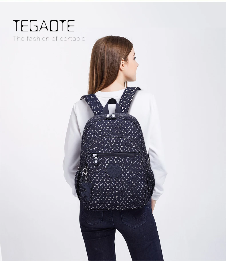 Women Backpack for Teenage Girls Kipled Nylon Backpacks Mochila Feminina Female Travel Bagpack Schoolbag Sac A Dos bag 2021