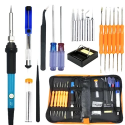 Mini Station de fer à souder électrique avec prise EU US UK AU, 110V 220V 60W, à température constante, avec un ensemble complet d'outils 