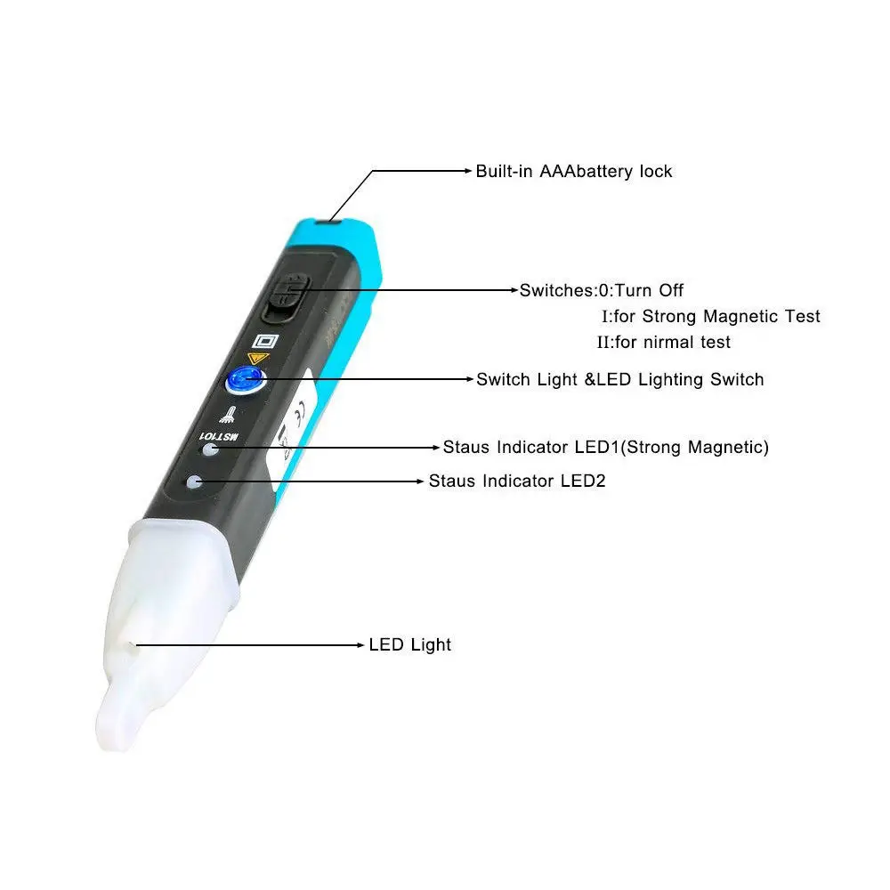 MST-101 Test Pen Car Ignition Coil Tester Car Auto Ignition System Detection Pen Coil On Plug Quick Check Circuit Tool